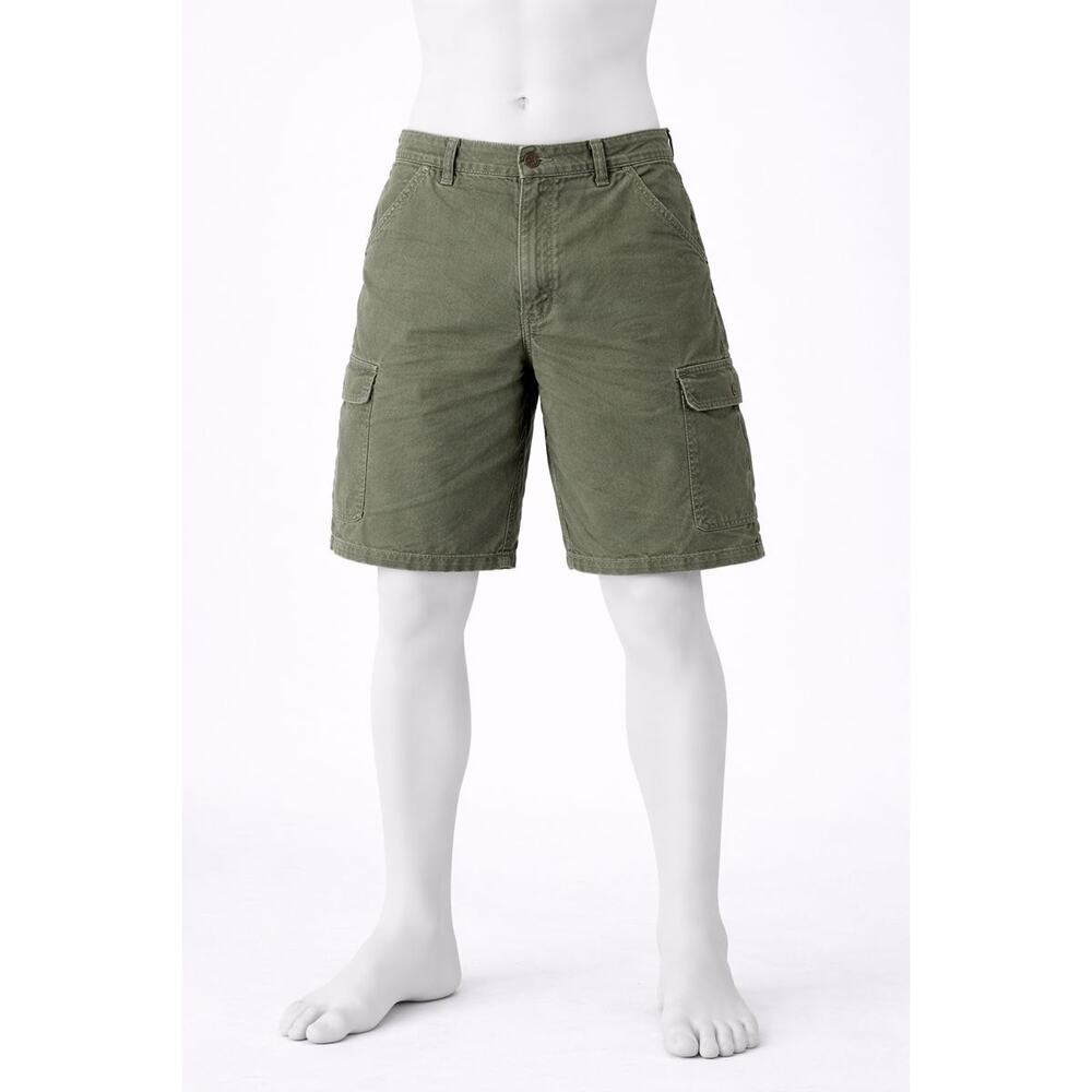 Carhartt B144 Olive Cargo Shorts Men’s Cotton Workwear Utility Mexico Made y2k